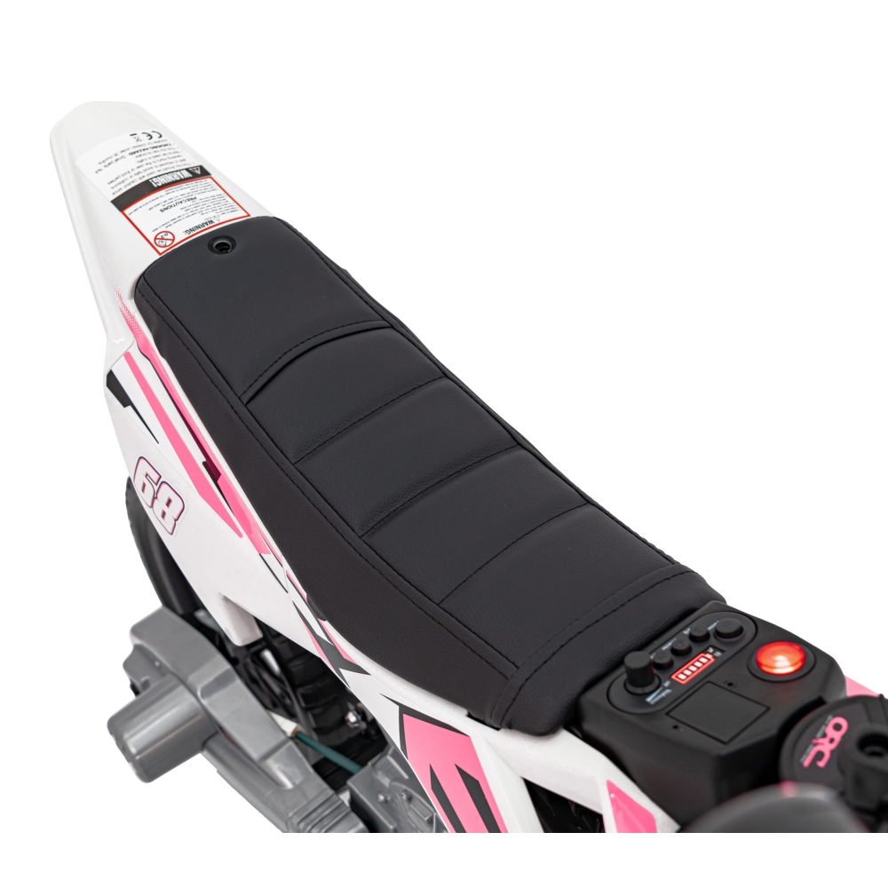 Elektrinis motociklas PANTONE 361C, Pink-Elektromobiliai vaikams, Motociklai-e-vaikas