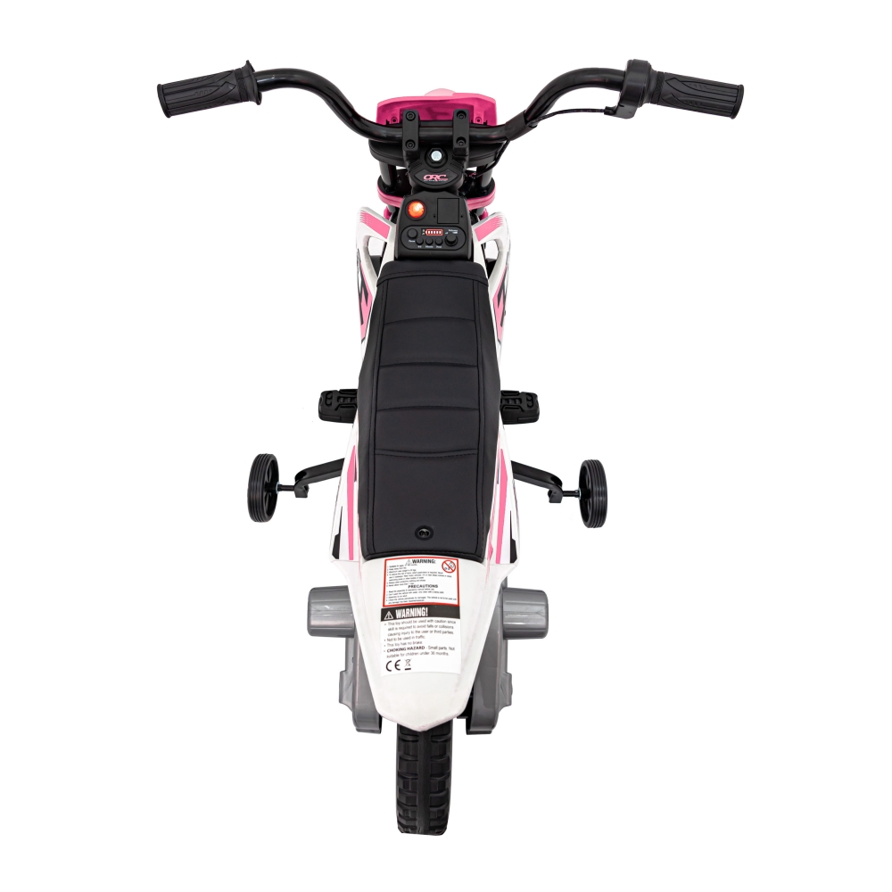 Elektrinis motociklas PANTONE 361C, Pink-Elektromobiliai vaikams, Motociklai-e-vaikas