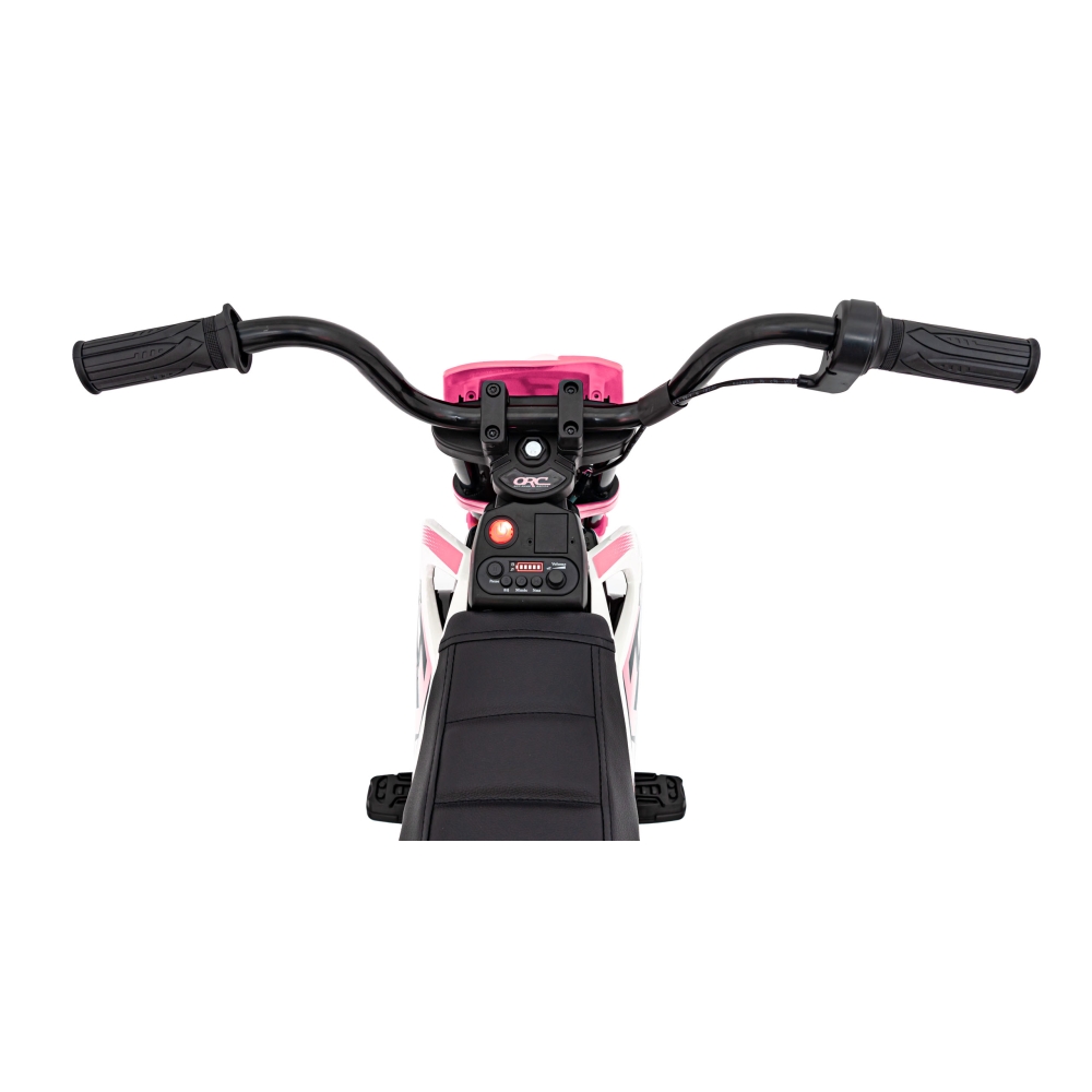 Elektrinis motociklas PANTONE 361C, Pink-Elektromobiliai vaikams, Motociklai-e-vaikas