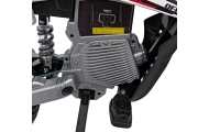 Motor PANTONE 361C na akumulator dla dzieci Czerwony + Panel audio + Wolny Start + Koła EVA