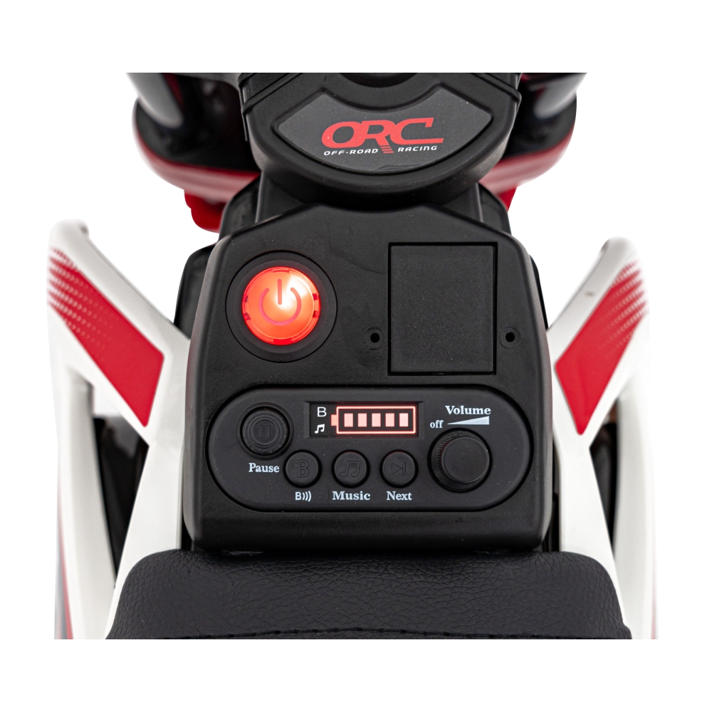 Elektrinis motociklas PANTONE 361C, Red-Elektromobiliai vaikams, Motociklai-e-vaikas