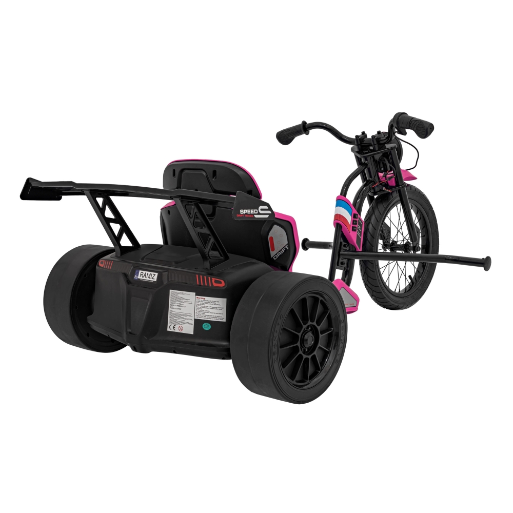 Elektrinis motociklas Drift Bike 21, Pink-Elektromobiliai vaikams, Motociklai-e-vaikas