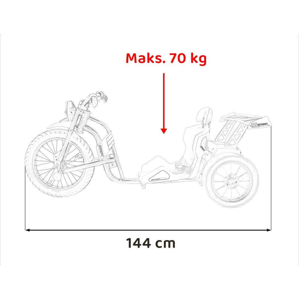 Elektrinis motociklas Drift Bike 21, Pink-Elektromobiliai vaikams, Motociklai-e-vaikas