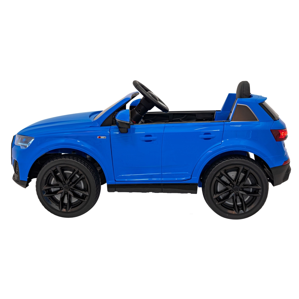 Elektromobilis Audi Q7 NEW LIFT, Blue-Elektromobiliai vaikams, Visureigiai-e-vaikas