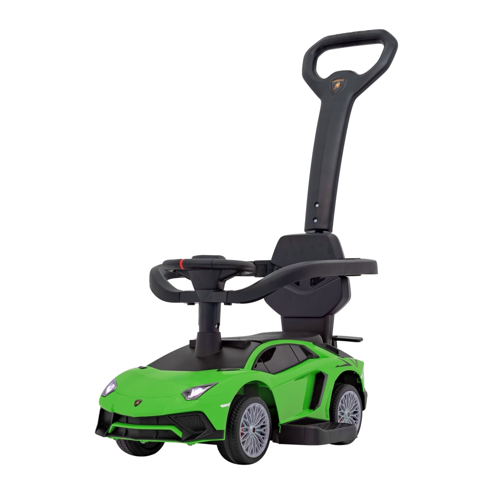 Lamborghini Aventador SV Green Push Ride, stūmiklis-Judėjimui, Paspiriamosios mašinėlės ir jų priedai, Paspiriamos mašinėlės-e-v