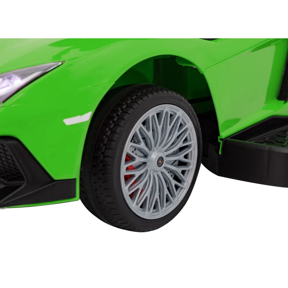Lamborghini Aventador SV Green Push Ride, stūmiklis-Judėjimui, Paspiriamosios mašinėlės ir jų priedai, Paspiriamos mašinėlės-e-v