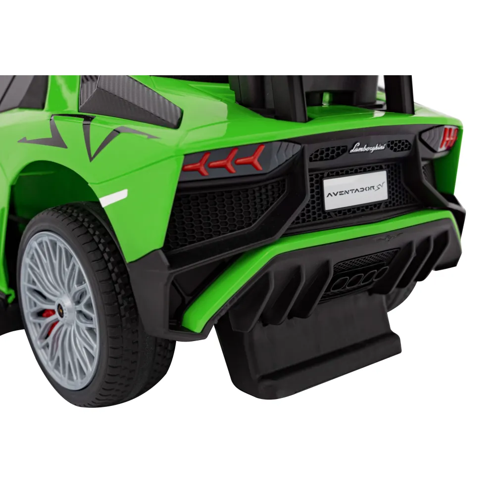 Lamborghini Aventador SV Green Push Ride, stūmiklis-Judėjimui, Paspiriamosios mašinėlės ir jų priedai, Paspiriamos mašinėlės-e-v