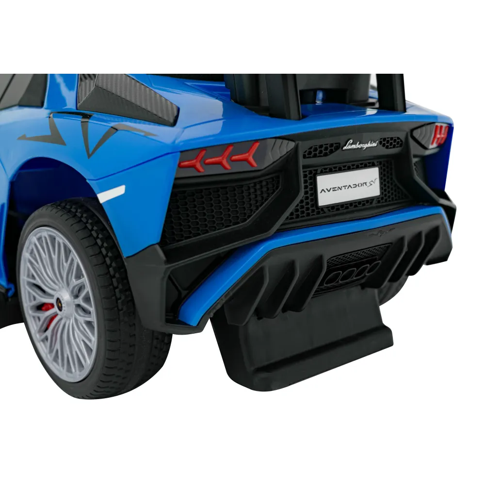 Lamborghini Aventador SV vaikiškas vežimėlis, mėlynas-Judėjimui, Paspiriamosios mašinėlės ir jų priedai, Paspiriamos mašinėlės-e