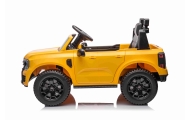 Elektromobilis Ford Ranger LIFT, Yellow-Elektromobiliai vaikams, Visureigiai-e-vaikas