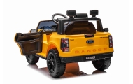 Elektromobilis Ford Ranger LIFT, Yellow-Elektromobiliai vaikams, Visureigiai-e-vaikas