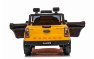 Elektromobilis Ford Ranger LIFT, Yellow-Elektromobiliai vaikams, Visureigiai-e-vaikas