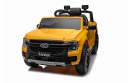 Elektromobilis Ford Ranger LIFT, Yellow-Elektromobiliai vaikams, Visureigiai-e-vaikas