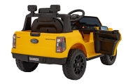 Elektromobilis Ford Ranger LIFT, Yellow-Elektromobiliai vaikams, Visureigiai-e-vaikas