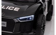Audi R8 Policja na akumulator dla dzieci + Pilot + EVA + Wolny Start + MP3 LED