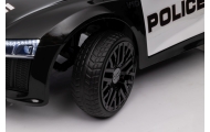 Audi R8 Policja na akumulator dla dzieci + Pilot + EVA + Wolny Start + MP3 LED