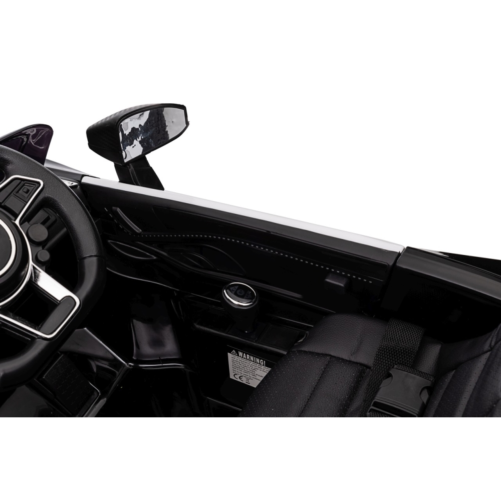 Elektromobilis Audi R8 Policja, Black-Elektromobiliai vaikams, Mašinos-e-vaikas