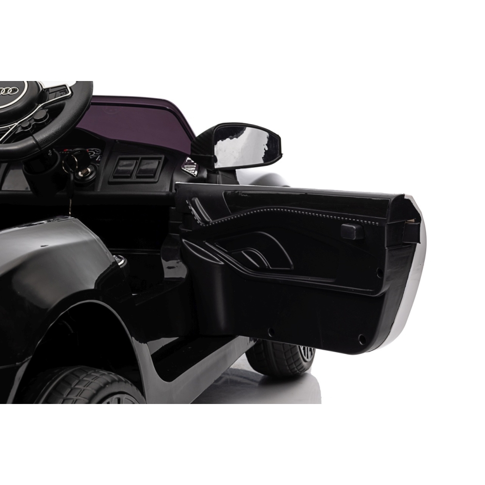 Elektromobilis Audi R8 Policja, Black-Elektromobiliai vaikams, Mašinos-e-vaikas