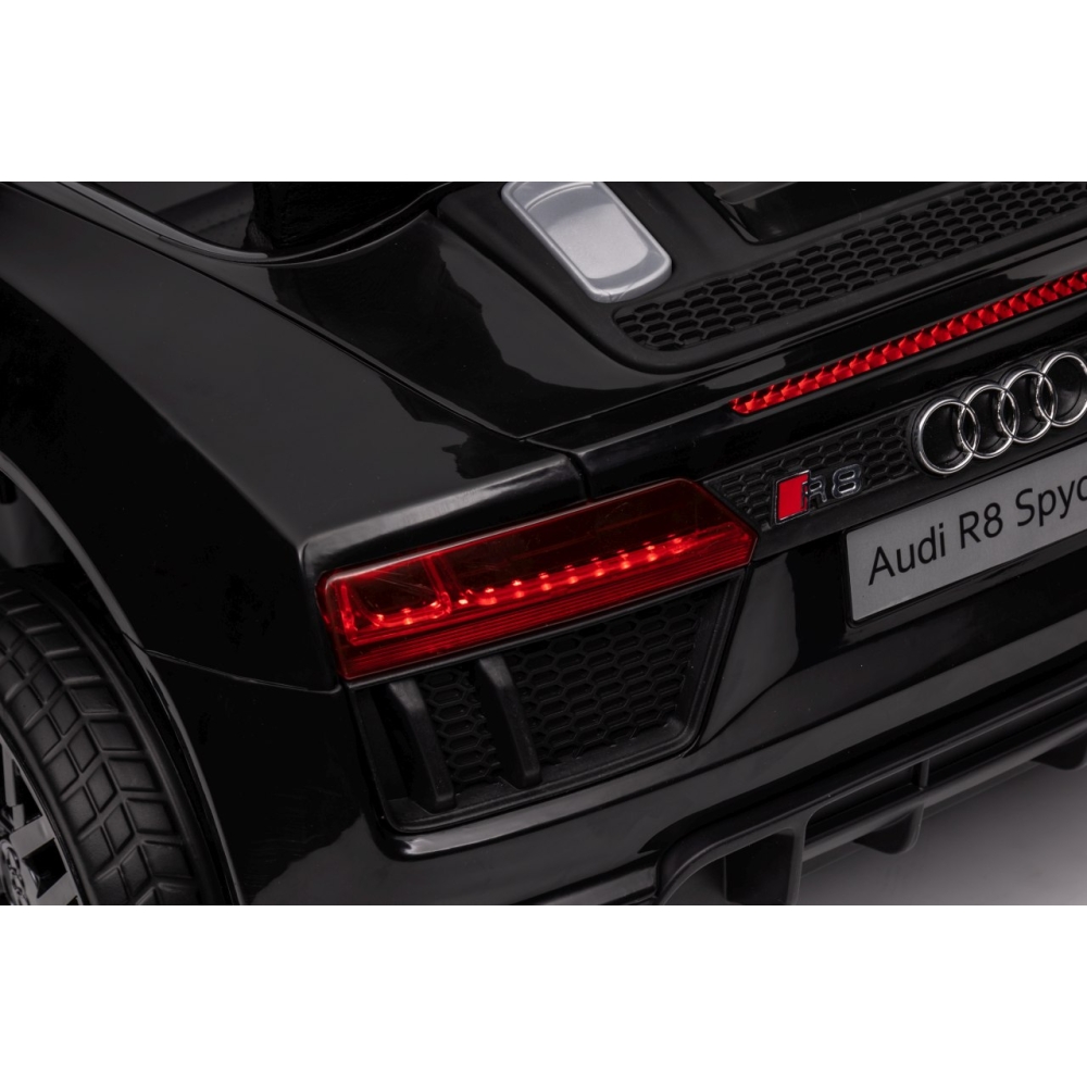 Elektromobilis Audi R8 Policja, Black-Elektromobiliai vaikams, Mašinos-e-vaikas