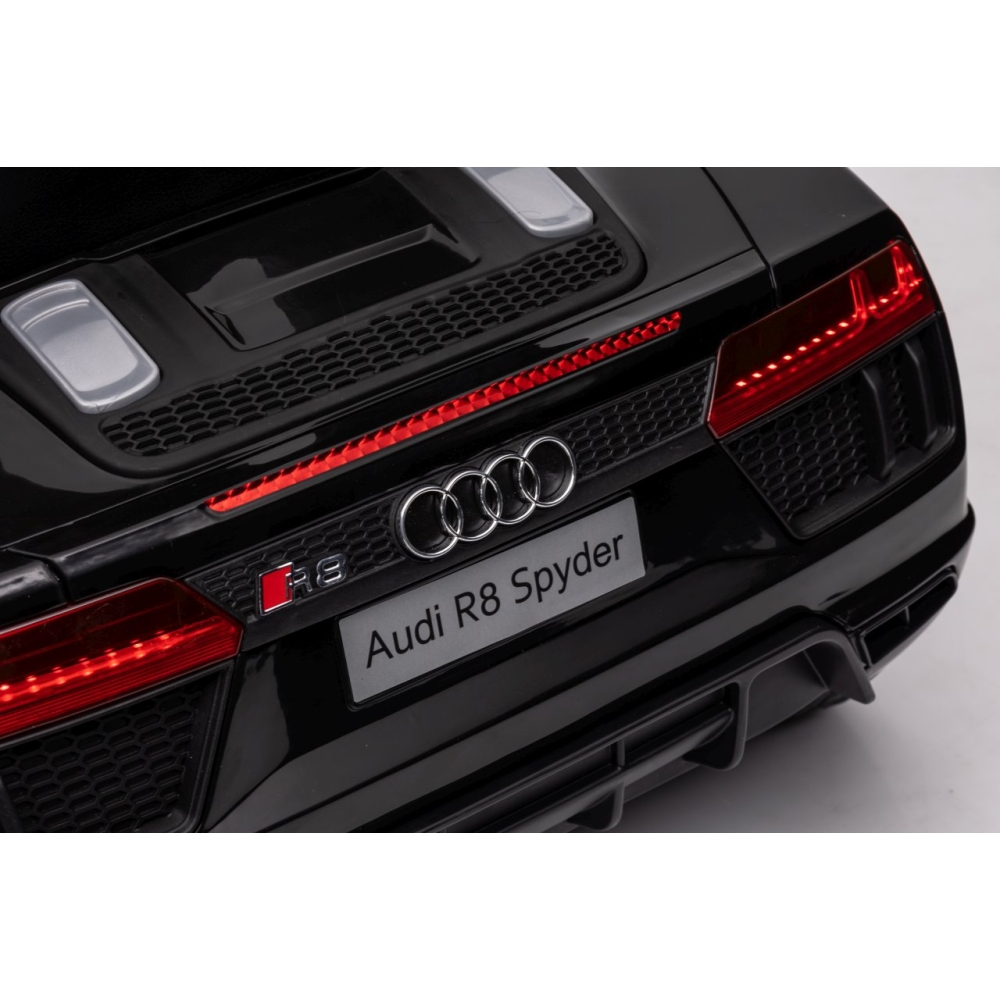 Elektromobilis Audi R8 Policja, Black-Elektromobiliai vaikams, Mašinos-e-vaikas