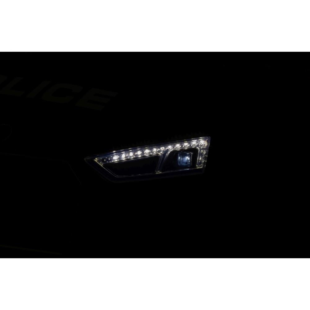 Elektromobilis Audi R8 Policja, Black-Elektromobiliai vaikams, Mašinos-e-vaikas