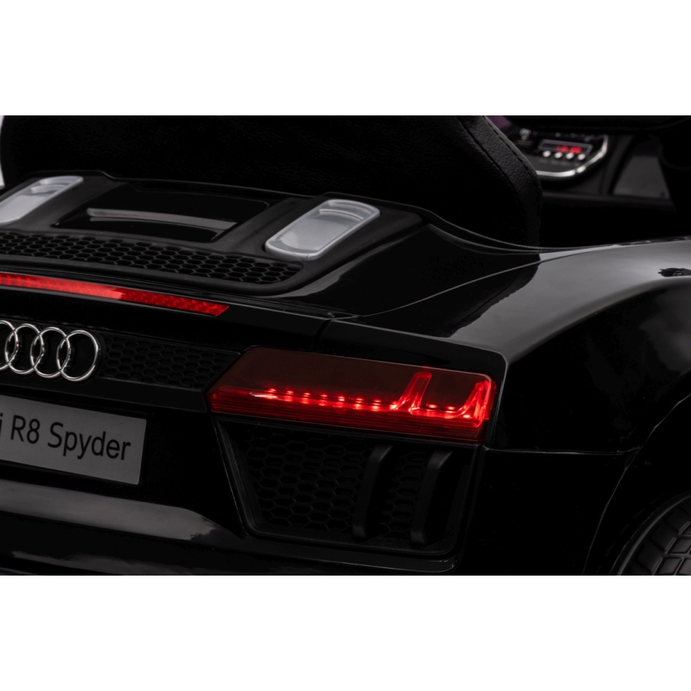 Elektromobilis Audi R8 Policja, Black-Elektromobiliai vaikams, Mašinos-e-vaikas