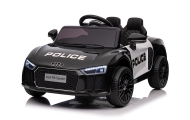 Audi R8 Policja na akumulator dla dzieci + Pilot + EVA + Wolny Start + MP3 LED