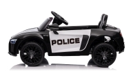 Audi R8 Policja na akumulator dla dzieci + Pilot + EVA + Wolny Start + MP3 LED