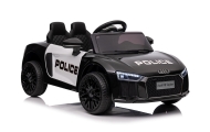 Audi R8 Policja na akumulator dla dzieci + Pilot + EVA + Wolny Start + MP3 LED