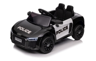 Audi R8 Policja na akumulator dla dzieci + Pilot + EVA + Wolny Start + MP3 LED