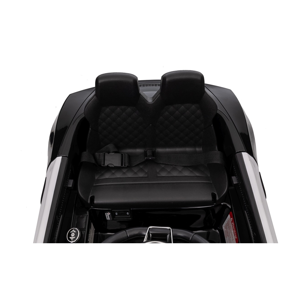 Elektromobilis Audi R8 Policja, Black-Elektromobiliai vaikams, Mašinos-e-vaikas