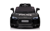 Audi R8 Policja na akumulator dla dzieci + Pilot + EVA + Wolny Start + MP3 LED