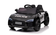 Audi R8 Policja na akumulator dla dzieci + Pilot + EVA + Wolny Start + MP3 LED