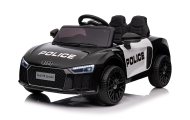 Elektromobilis Audi R8 Policja, Black-Elektromobiliai vaikams, Mašinos-e-vaikas