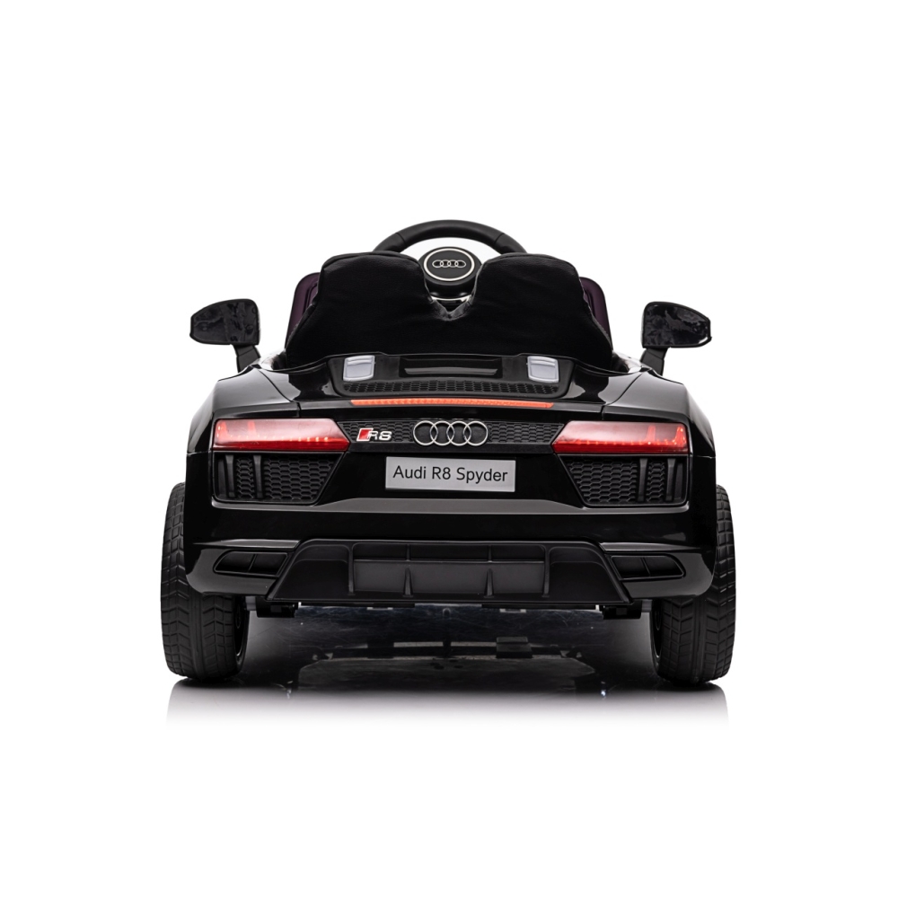 Elektromobilis Audi R8 Policja, Black-Elektromobiliai vaikams, Mašinos-e-vaikas
