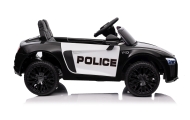 Elektromobilis Audi R8 Policja, Black-Elektromobiliai vaikams, Mašinos-e-vaikas
