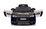 Audi R8 Policja na akumulator dla dzieci + Pilot + EVA + Wolny Start + MP3 LED