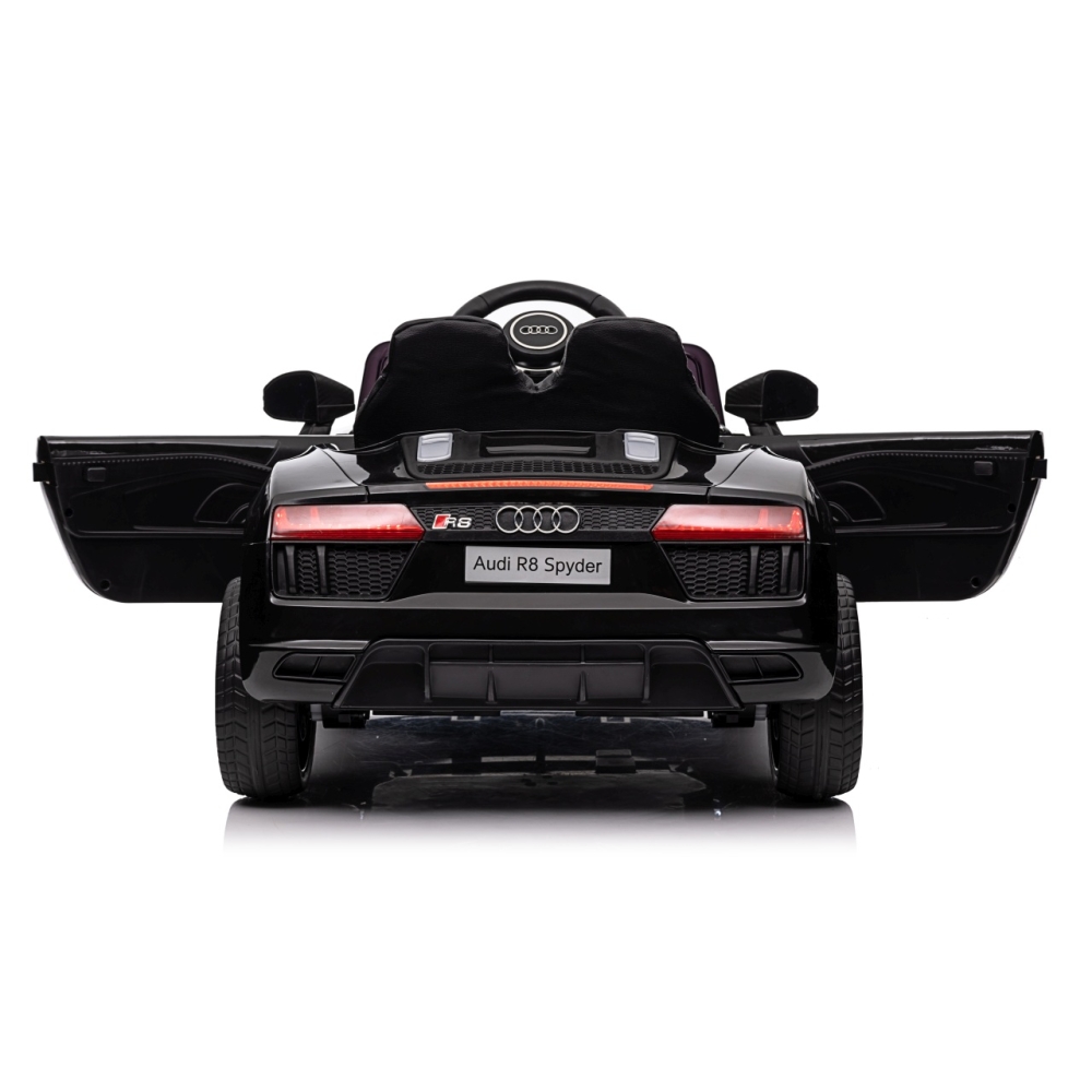 Elektromobilis Audi R8 Policja, Black-Elektromobiliai vaikams, Mašinos-e-vaikas
