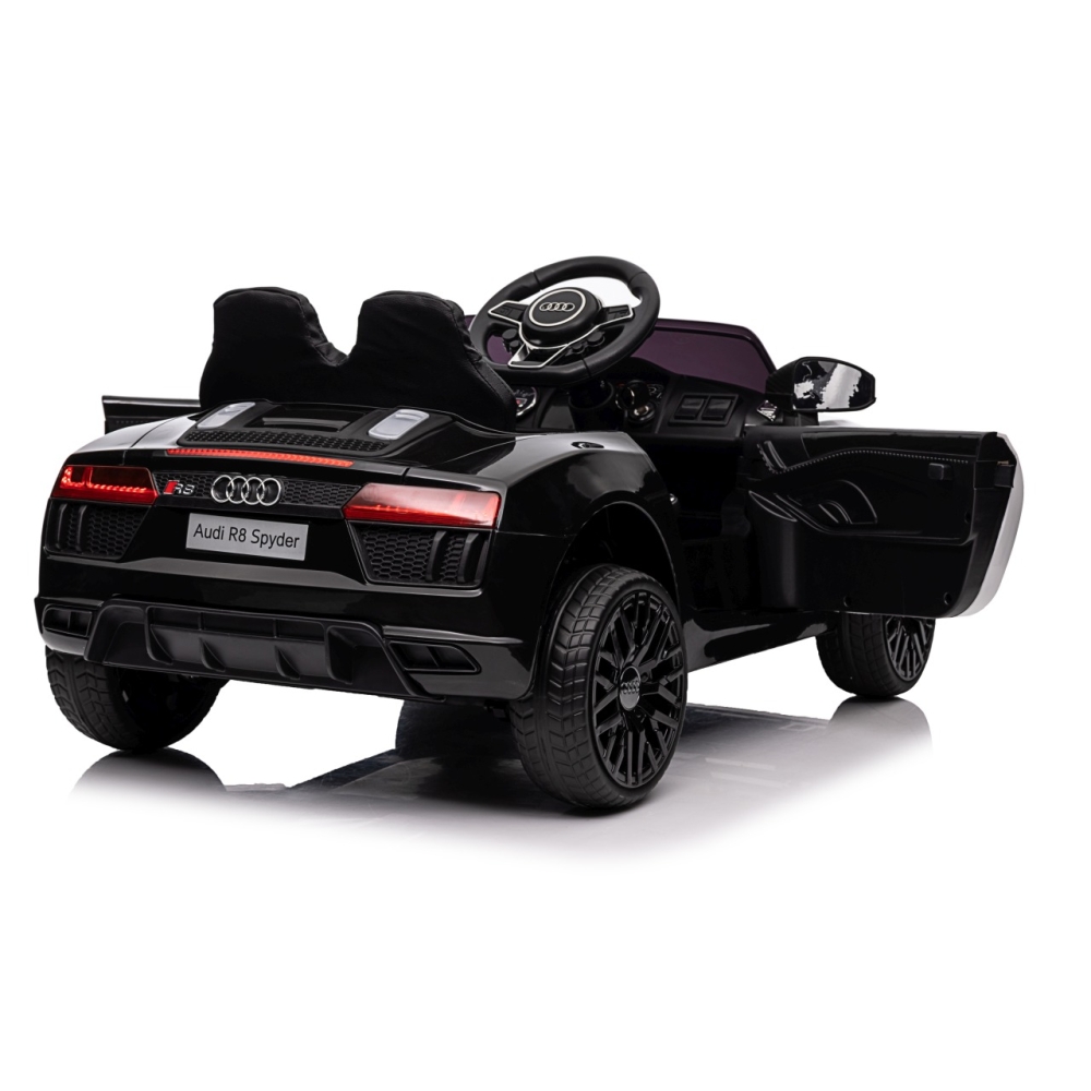 Elektromobilis Audi R8 Policja, Black-Elektromobiliai vaikams, Mašinos-e-vaikas