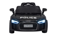 Audi R8 Policja na akumulator dla dzieci + Pilot + EVA + Wolny Start + MP3 LED