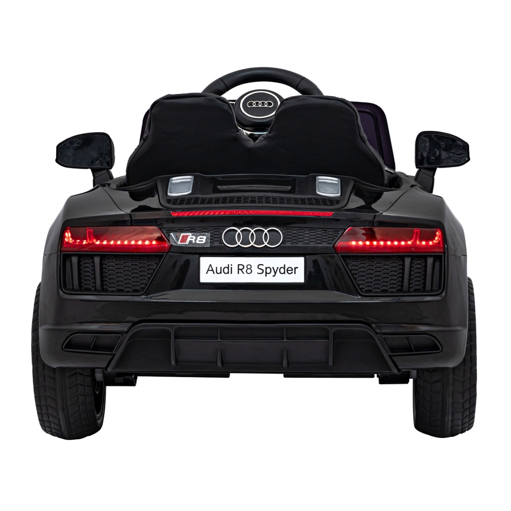 Elektromobilis Audi R8 Policja, Black-Elektromobiliai vaikams, Mašinos-e-vaikas
