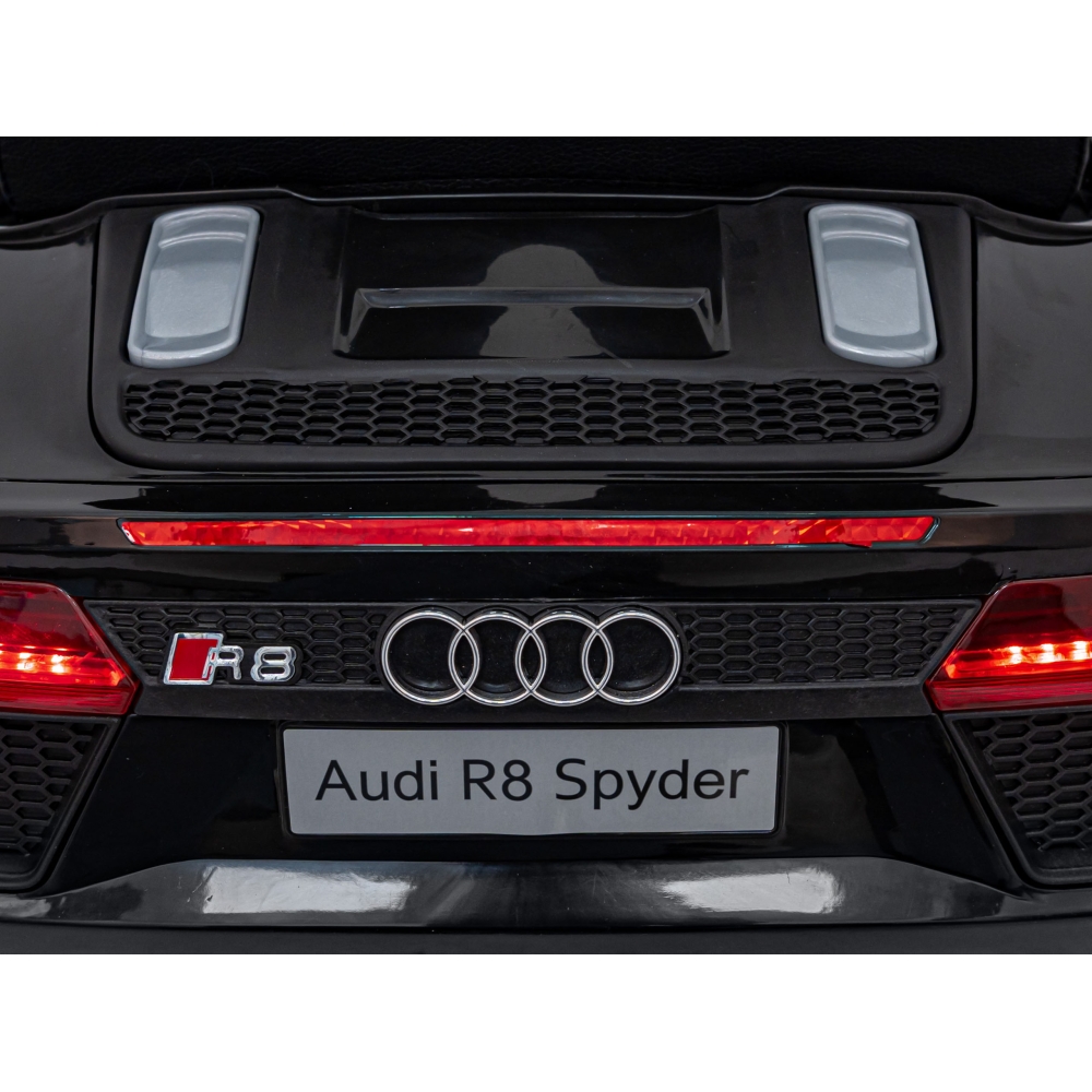 Elektromobilis Audi R8 Policja, Black-Elektromobiliai vaikams, Mašinos-e-vaikas