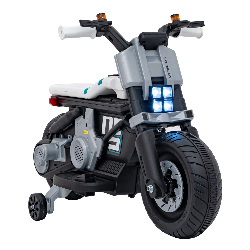 Elektrinis motociklas Future 88, White-Elektromobiliai vaikams, Motociklai-e-vaikas