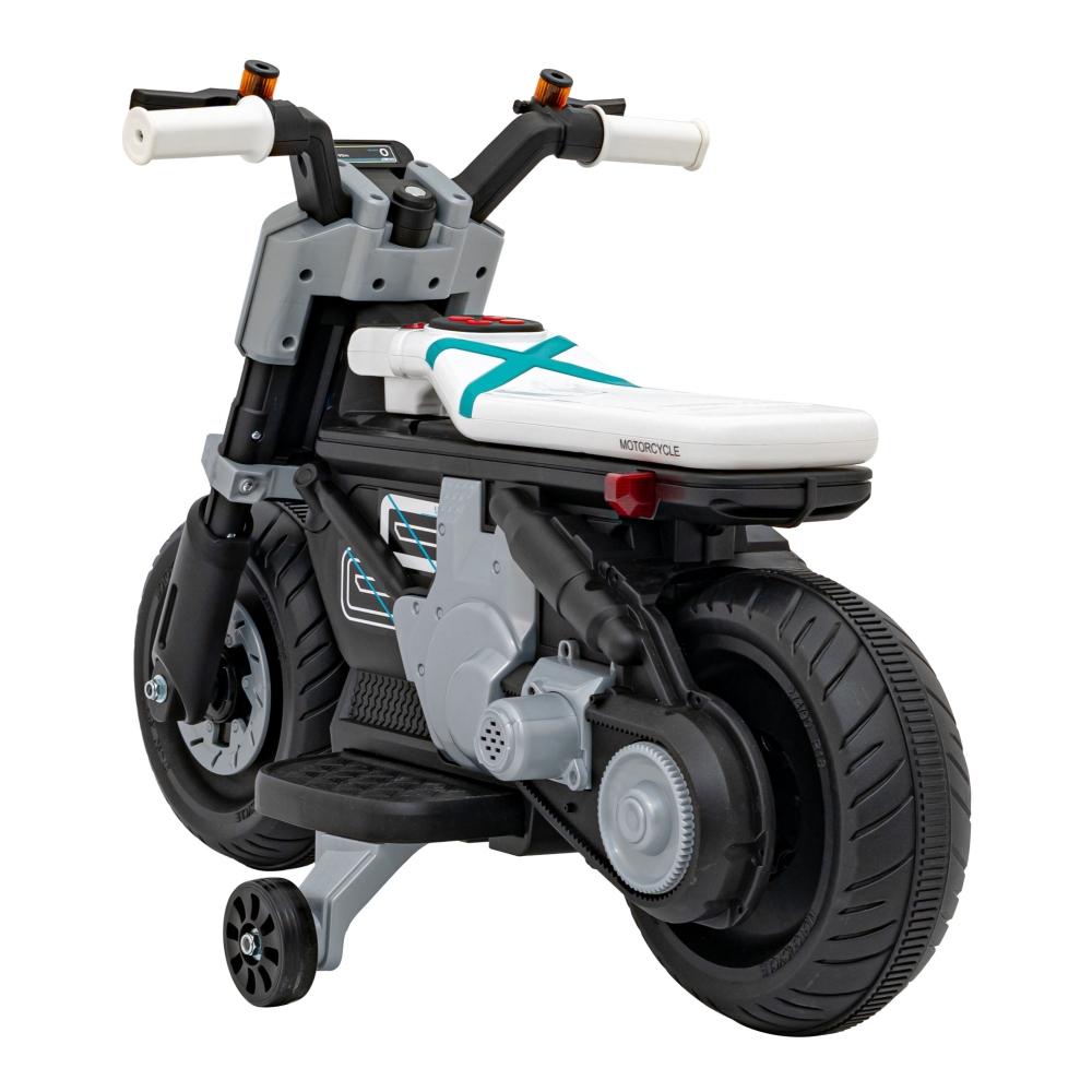 Elektrinis motociklas Future 88, White-Elektromobiliai vaikams, Motociklai-e-vaikas