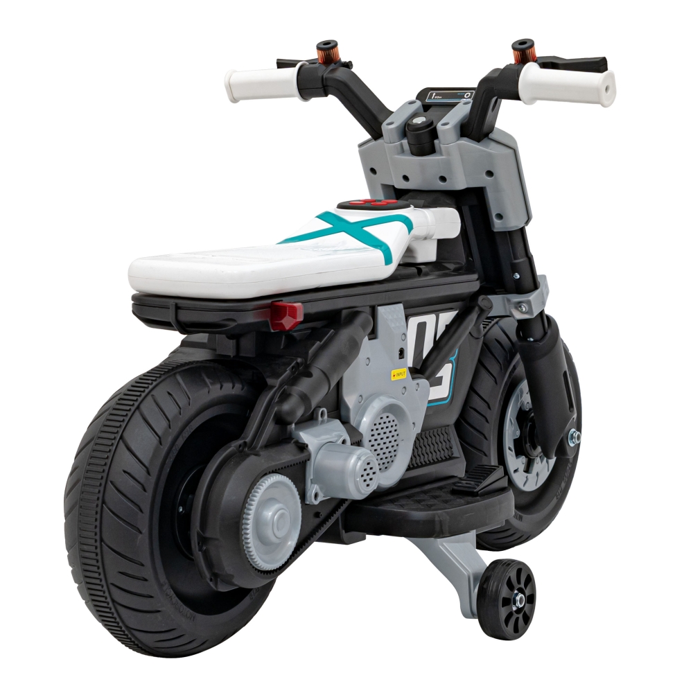Elektrinis motociklas Future 88, White-Elektromobiliai vaikams, Motociklai-e-vaikas