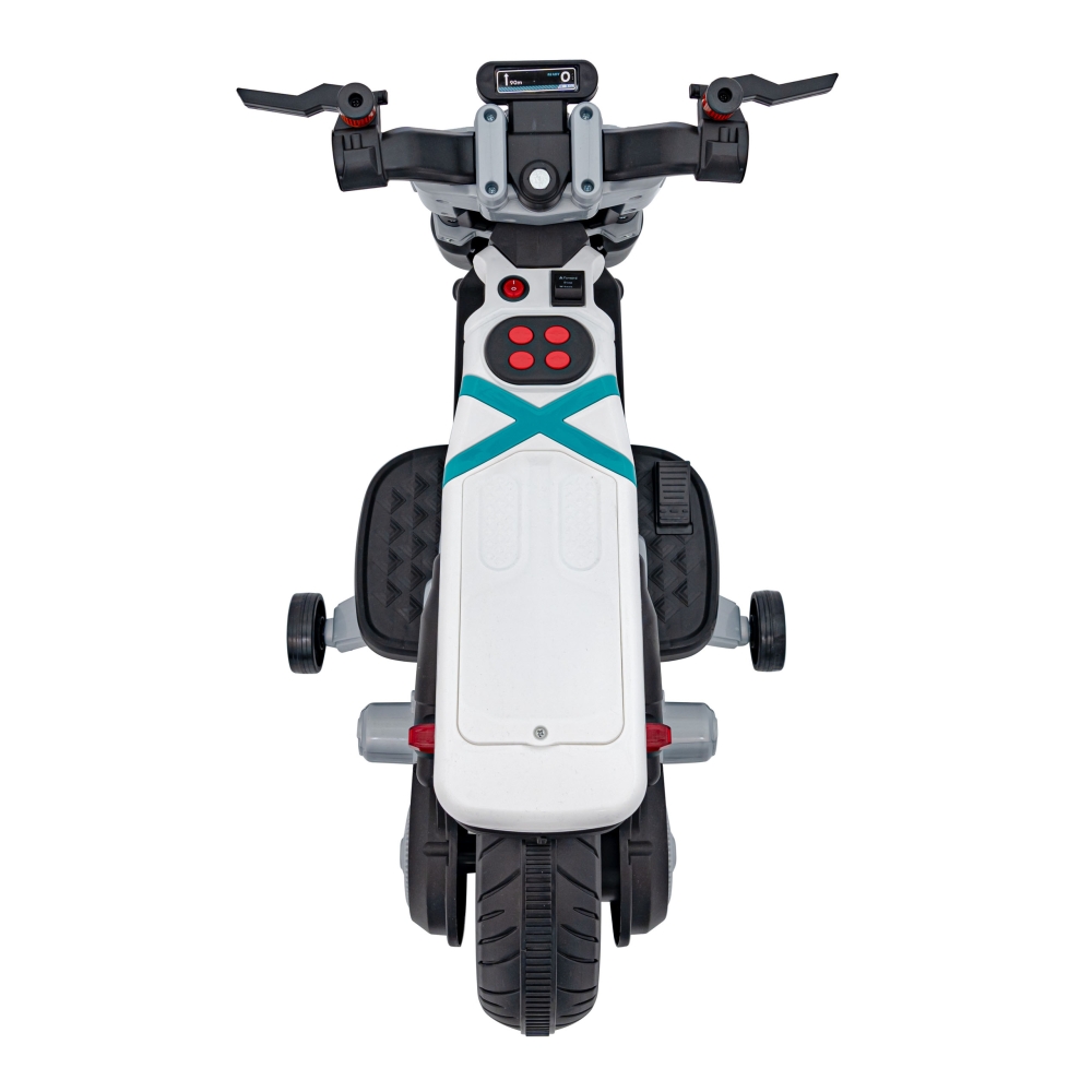 Elektrinis motociklas Future 88, White-Elektromobiliai vaikams, Motociklai-e-vaikas