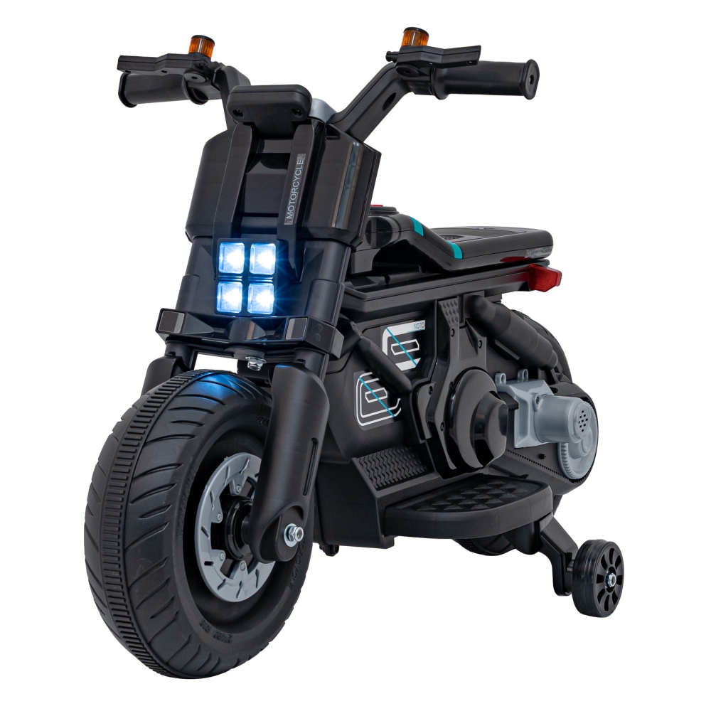 Elektrinis motociklas Future 88, Black-Elektromobiliai vaikams, Motociklai-e-vaikas