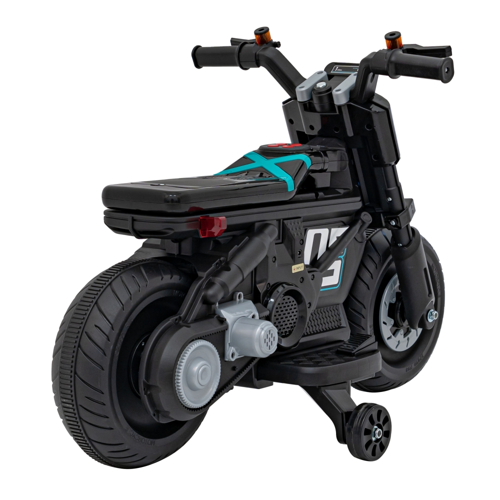 Elektrinis motociklas Future 88, Black-Elektromobiliai vaikams, Motociklai-e-vaikas