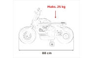 Pojazd Motorek Future 88 Czarny