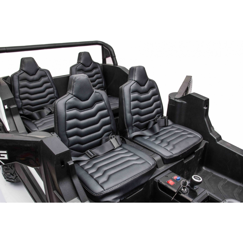 Keturvietis elektrinis Buggy ATV Racing UTV2000, White-Elektromobiliai vaikams, Keturračiai ir bagiai-e-vaikas