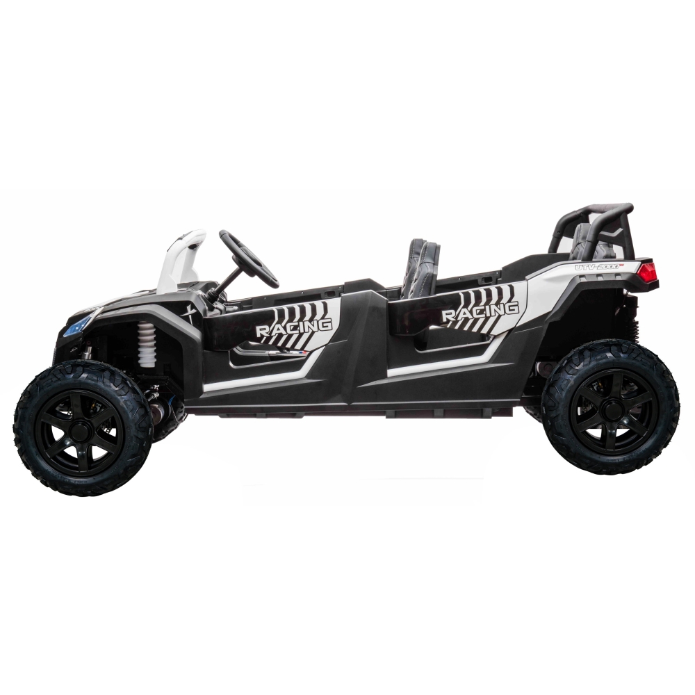 Keturvietis elektrinis Buggy ATV Racing UTV2000, White-Elektromobiliai vaikams, Keturračiai ir bagiai-e-vaikas